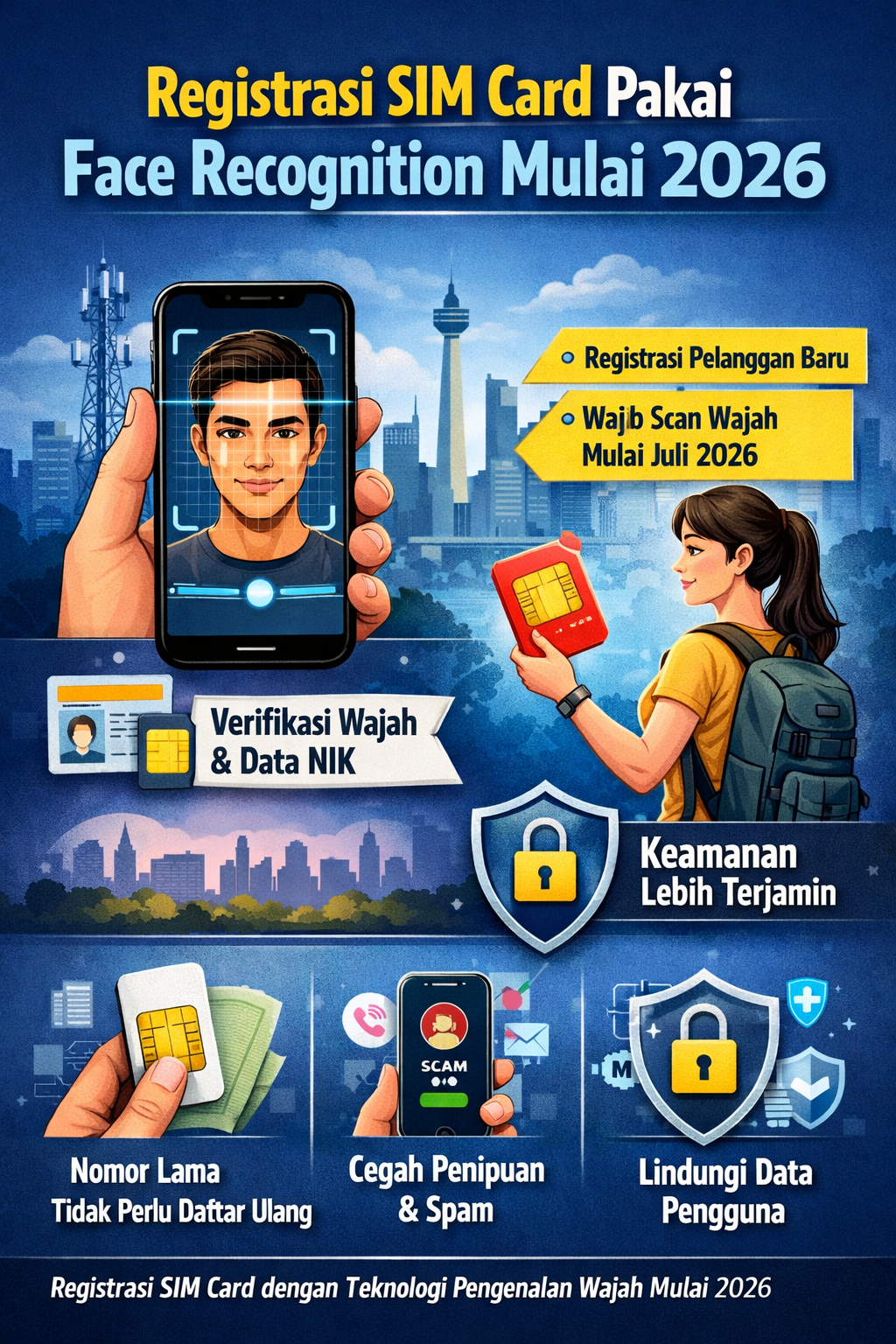 Ilustrasi Verifikasi Wajah