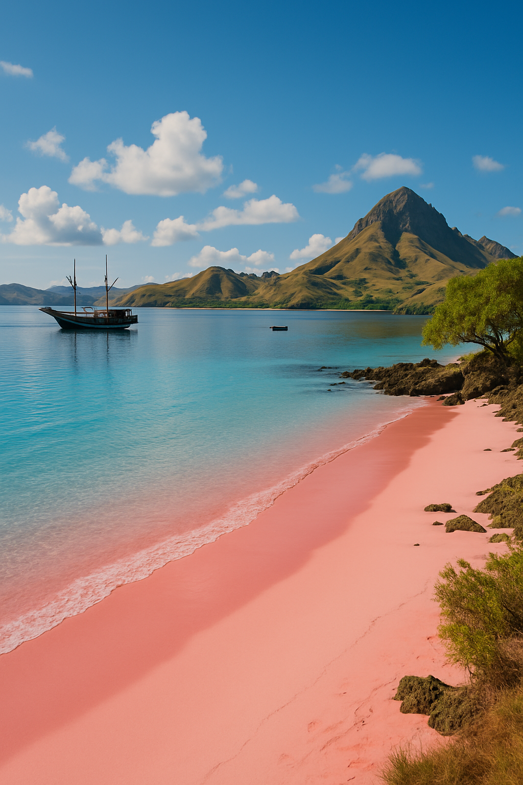 Pink Beach Indonesia