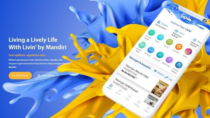 Aplikasi Livin by Mandiri dan Rekening Nasabah